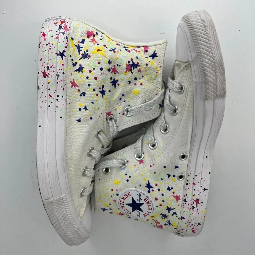 Converse Kids 266455F White Chuck Taylor All Star High Top Stars Size 6 Sneakers